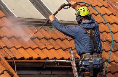 Démoussage et hydrofuge de toiture à Saivres